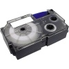Casio XR-18WE1 18mm x 8m Black on White Label Tape Photo