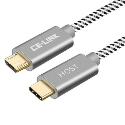 Photo of CE-LINK USB 2.0 Type-C to Micro USB 1m Cable