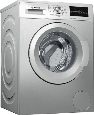 Photo of Bosch - 8kg Front Loader Washing Machine - Silver Inox
