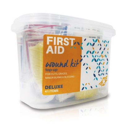 Photo of First Aid Wound Top-Up Deluxe Kit 41 Items