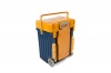 Cadii School Bag - Mustard Lid with Navy Body Photo
