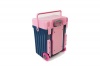 Cadii School Bag - Pink Lid with Navy Body Photo