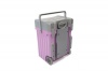 Cadii School Bag - Grey Lid with Pink Body Photo