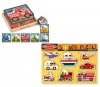 Melissa & Doug Vehicle Cube & Sound Peg Puzzle Photo
