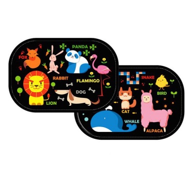 Photo of 2 Pack Lovely Cartoon Car Sun Shade Cover for Kids