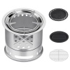 Portable Stainless Steel Wood Burning Stove Photo