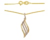 Miss Jewels 0.15ct Diamond 10kt Gold Pendant YG Chain Photo
