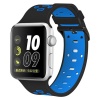 Apple 42mm Silicone Strap for Watch - Black & Blue Photo