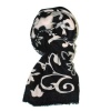 Lily & Rose Black Dusty Pink & Grey Floral Scarf Photo