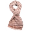 Lily & Rose Dusty Pink Zig Zag Pattern Scarf Photo
