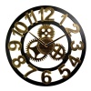 Home Decor 3D Retro Quiet Large Hanging Clock Photo