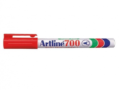 Photo of Artline - EK 700 Fine Bullet Point Permanent Marker 0.7mm - Red