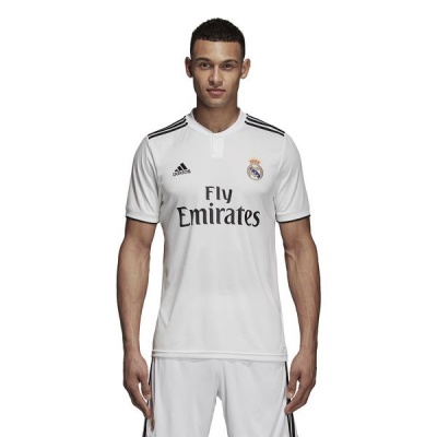 adidas Mens Real Madrid Home Replica Jersey