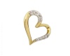 Miss Jewels 0.15ct Diamond Heart - 10ct Gold Pendant Photo