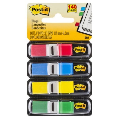 Photo of 3M Post-it Flags 4 Pack / 35 Flags per colour