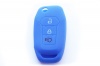 Silicone Car Key Protector for Ford Flip Key Type 3 -Blue Photo
