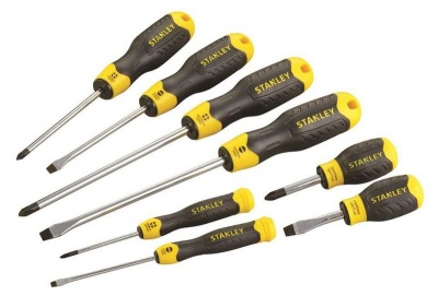 Photo of Stanley Tools Stanley - Screwdriver Set Cushion Grip - Set of 8