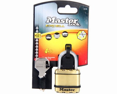 Photo of Master Lock Excell Laminated Brass Padlock - 45mm