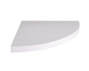 Castle Timbers Floating Corner Shelf - White Photo