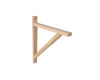 Castle Timbers 200mm Triangle Bracket - Raw Photo