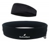 Running Belt & Headband - Black Photo