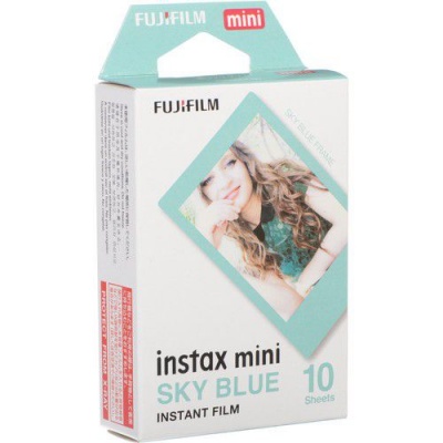 Photo of Fujifilm Instax Mini Film Sky Blue Frame