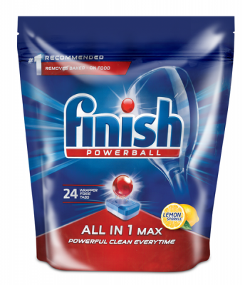 Photo of Finish 24's Auto Dishwashing All in One Max Tablets Lemon