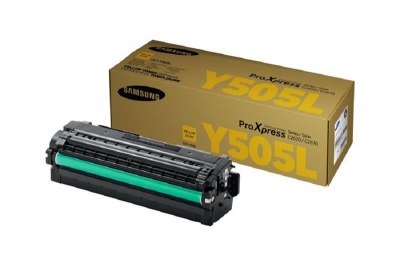 Samsung CLT Y505L Yellow Laser Toner Cartridge