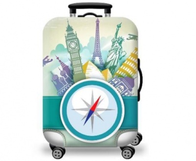 Photo of Iconix Printed Luggage Protector | Monuments
