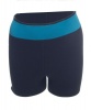 Essentials - Waist Support Tights - Black & Blue Photo
