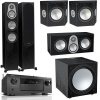 Monitor Audio Silver 300 System Speaker Package - Black Gloss Photo