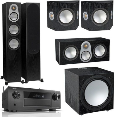 Photo of Monitor Audio Silver 300 System Speaker Package - Black Gloss