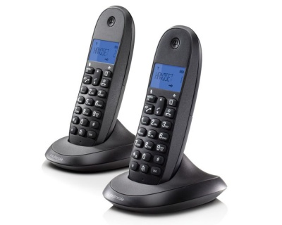 Photo of Motorola C1002 Duo Cordless Dect Phones - Black