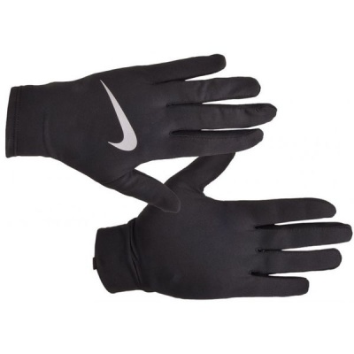 Photo of Nike Miler Running Gloves - Black & Silver