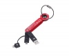 Troika Walker USB Charging and Data Transfer Cable - Red Photo