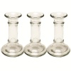 Clear Glass Candle Holder - 13 5cm Photo