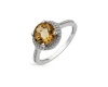 Miss Jewels Ladies 1.91ctw Quartz in 925 Sterling Silver Ring Photo