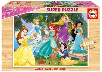 Photo of Educa Disney Princesses Wooden Puzzle - 100 Piece