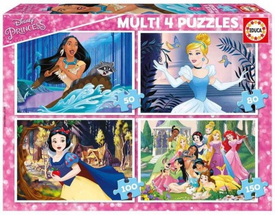 Photo of Educa Multi 4 Disney Princess Puzzles