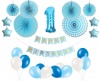 First Birthday Party Decor Set - Blue Photo
