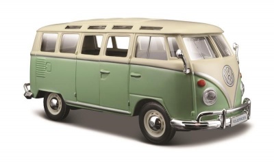 Maisto 125 Volkswagen Samba Van Green