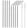 Stainless Steel Straws - Pack of 8 Photo