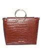 Pierre Cardin Kennedy Croc Tote - Tan Photo