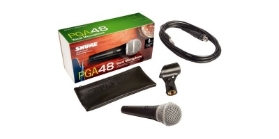 Photo of Shure PGA48 Cardioid Dynamic Vocal Microphone movie