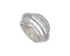 Miss Jewels 4.1ctw CZ Dress Ring in 925 Silver Photo