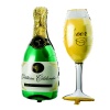 Champagne Set Foil Balloons - 90cm Photo
