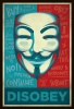 Disobey - Poster with Black Frame Photo
