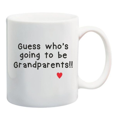Photo of Qtees Africa Guess Who's Going to be Grandparents Mug