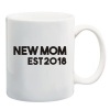 Qtees Africa New Mom Established 2018 Mug Photo