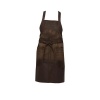 Chef Works Galveston Cross-Back Bib Apron - Chocolate Photo